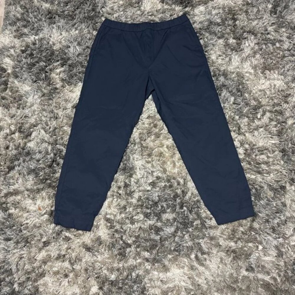 Size L Calvin Klein Mens Blue Elastic Waist Slash Pockets Pull‎ On Jogger Pants